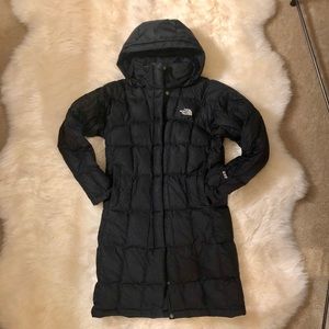 Women’s 600 down black North Face parka